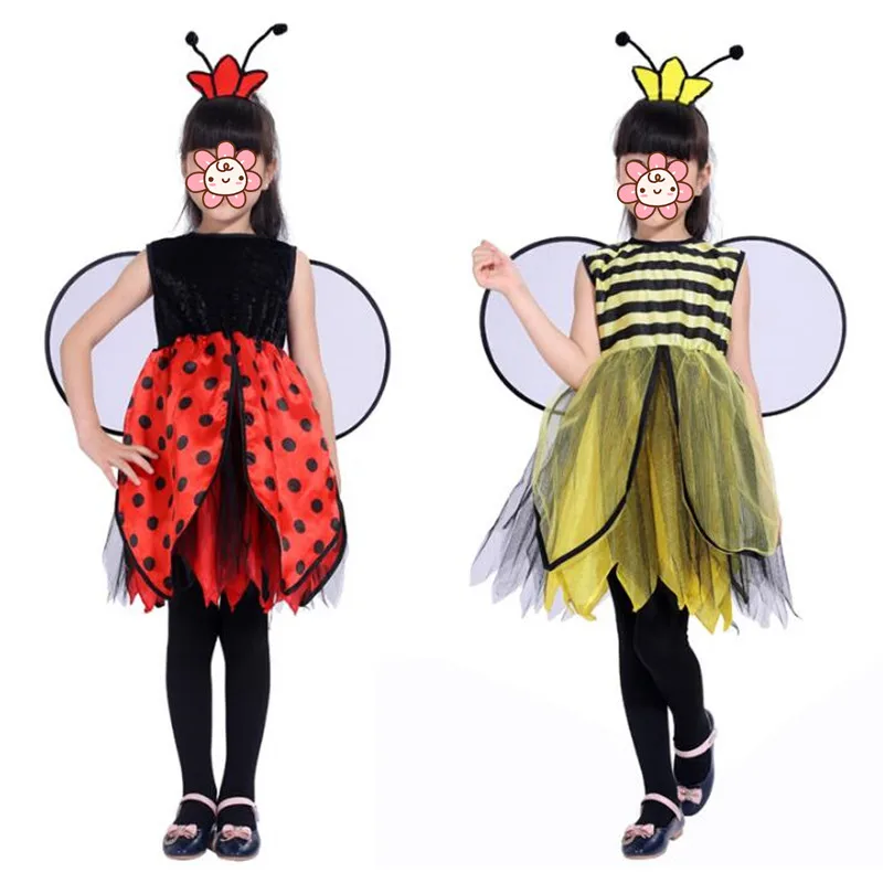 On the ground end point Deduct Fata de animale albine laybug aripa cosplay copii etapă de performanță  costum de halloween pentru copii, bal mascat rochie decor de crăciun  cumpara online ~ Magazin \ Otopark.ro