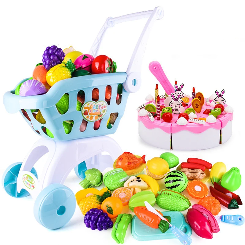 Alarming Ours wife Copii supermarket cumpărături alimente cart carucior jucarii pentru fete de  bucătărie pretinde casa joc de simulare de tăiere tort de fructe de jucării  cumpara online ~ Jucării & hobby-uri \ Otopark.ro