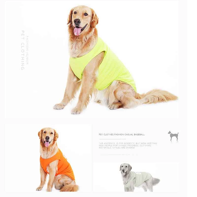 defect belt North America Câinele tricou pentru mari ieftine haine pentru câini golden retriever  vesta de câini de companie haine de vară labrador tricou câine mare vesta  cumpara online ~ Magazin \ Otopark.ro