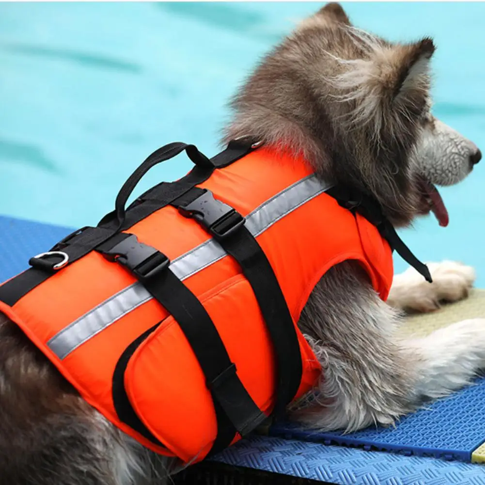Viață de sacou de vară în condiții de siguranță durabil oxford pânză de companie cu autocolante adezive câini cool costume de costum de înot s-xl cumpara online ~ Magazin \